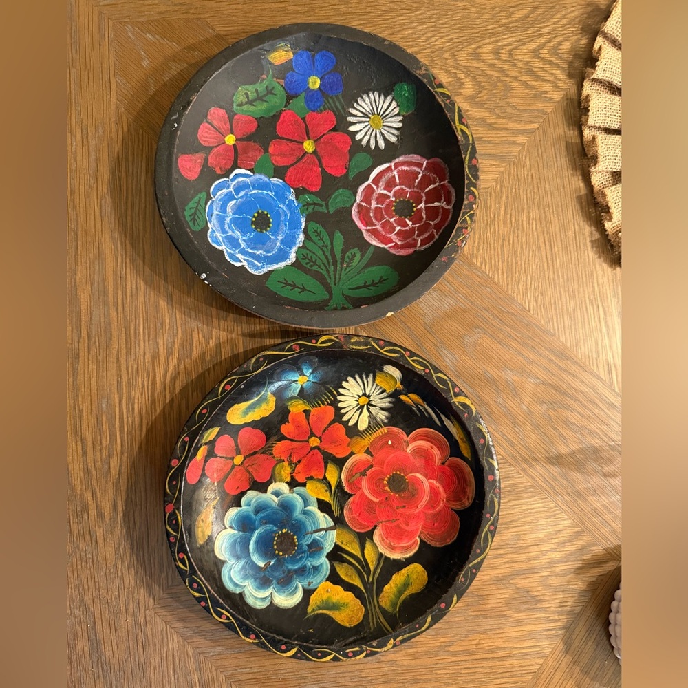 Colorful Floral Decorative Mexican Style Plate, Tray, Bowl or Decor